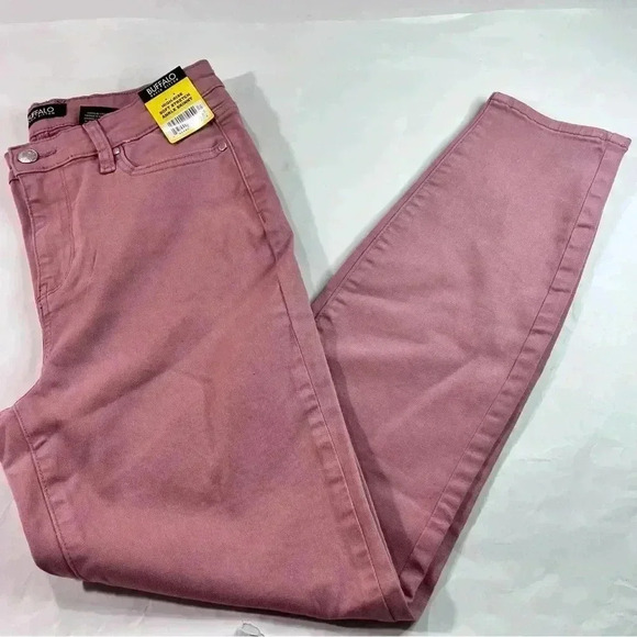 Buffalo David Bitton Women Havana High-Rise Stretch Skinny Jean 6/28 dusty pink‎ - Picture 1 of 6